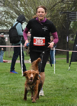 This photo is of Kathleen White. It was taken by Racing Line Running
